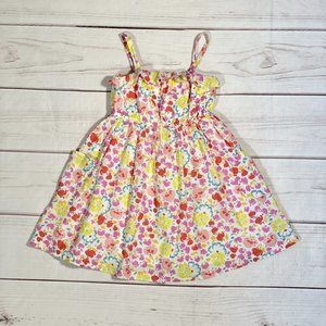 Mini Boden Girls Floral Dress with Pockets, Size 6-7Y